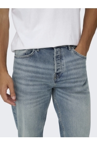 Only and Sons ONSEDGE PERFORMANCE LB 3816 DOT DNM: light blue denim