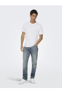 Only and Sons ONSEDGE PERFORMANCE LB 3816 DOT DNM: light blue denim