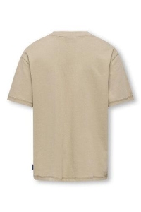 ONLY&SONS OSJMENES LOOSE SS O-NECK JRS tofu/palms