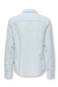 Only and Sons OSJCAIDEN LIFE LS LINEN SHIRT WN NO: cashmere blue