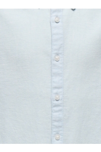 Only and Sons OSJCAIDEN LIFE LS LINEN SHIRT WN NO: cashmere blue