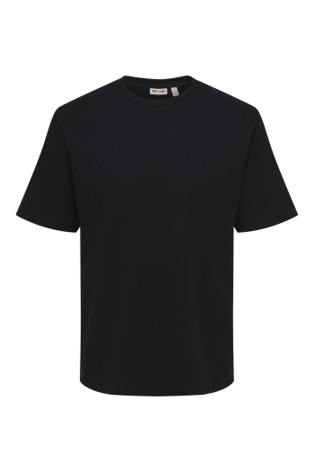 Only and Sons ONSTOBIE REG SS WAFFLE TEE NOOS