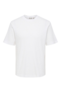 Only and Sons ONSTOBIE REG SS WAFFLE TEE NOOS bright white