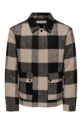 ONLY&SONS ONSCONNOR LIFE CHECK JACKET OTW