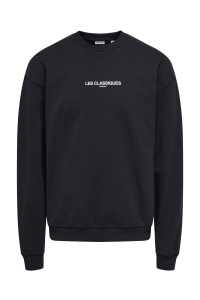 ONLY&SONS ONSLES CLASSIQUES LOOSE CREWNECK N jet black