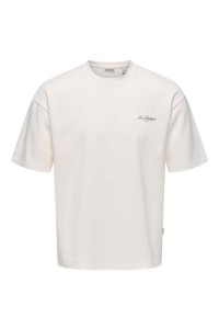 ONLY&SONS ONSLES CLASSIQUES CASPIAN SS TEE gardenia