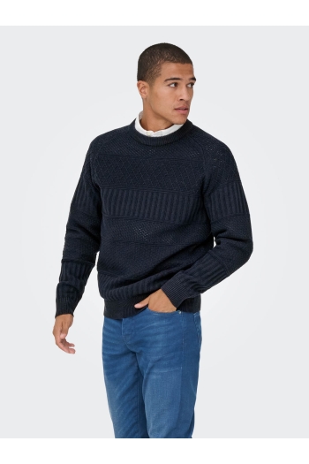 ONLY&SONS ONSALKAN REG CREW KNIT