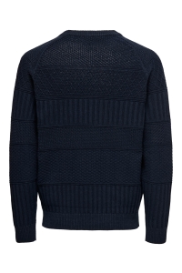 ONLY&SONS ONSALKAN REG CREW KNIT dark navy