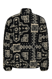 ONLY&SONS ONSJAMES LIFE OVZ LS FLEECE AOP SWE: jet black/pattern