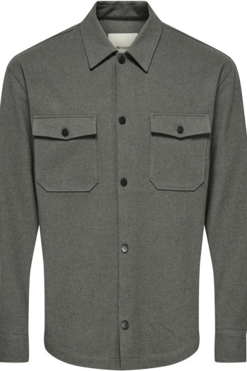 Only and Sons ONSMARK BRUSHED 0353 OVERSHIRT NOOS
