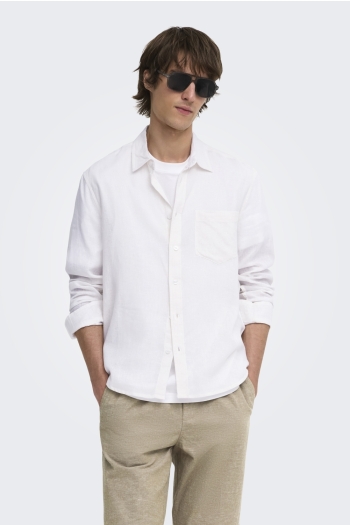 Only and Sons ONSLAURENCE LS LINEN BLEND SHIRT