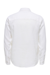 Only and Sons ONSLAURENCE LS LINEN BLEND SHIRT bright white