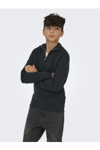 ONLY&SONS OSJPHIL REG 12 STRUC HALF ZIP KNT dark navy