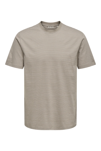 Only and Sons ONSFRED LIFE RLX SS STRIPE TEE NOOS