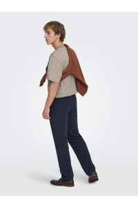 Only and Sons ONSFRED LIFE RLX SS STRIPE TEE NOOS desert taupe/gardenia