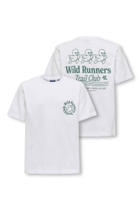 ONLY&SONS OSJFRED DANIEL LIFE RLX SS TEE JRS bright white/wild runners