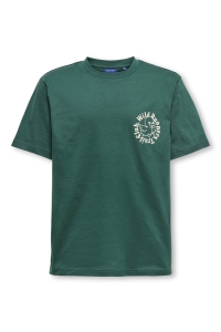 ONLY&SONS OSJFRED DANIEL LIFE RLX SS TEE JRS trekking green/wild runners