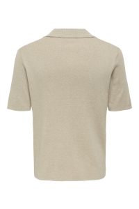 Only and Sons ONSTRAVIS REG 12 SS MEL KNIT NOOS oatmeal/melange