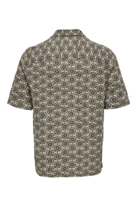 Only and Sons ONSJOHNSON REG SS 036 SHIRT twill/jet black