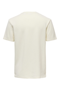 Only and Sons ONSTREY LIFE REG SS FRML TEE gardenia