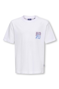 Only and Sons OSJMEMPHIS LIFE RLX SS JRS bright white/memphis white