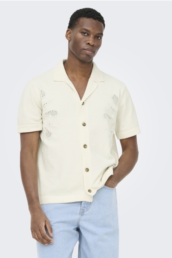 Only and Sons ONSJAM LIFE REG SS SHIRT KNIT