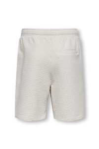 Only and Sons OSJKIAN LIFE REG STRP SHORT JRS NOO: egret/pumice stone