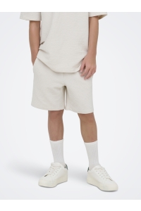 Only and Sons OSJKIAN LIFE REG STRP SHORT JRS NOO: egret/pumice stone