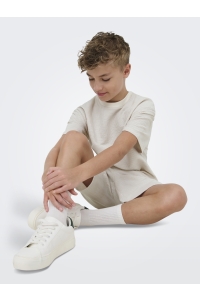 Only and Sons OSJKIAN LIFE REG STRP SHORT JRS NOO: egret/pumice stone