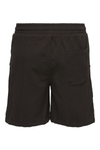 Only and Sons ONSCRUZ SEERSUCKER JOGGER SHORTS black coffee