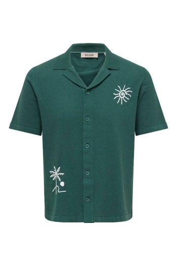 Only and Sons ONSMILO LIFE REG 12 SS SHIRT KNIT