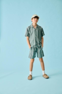 Only and Sons OSJSTEPAN LOOSE FIT 006 SHIRT WVN laurel wreath/whisper white