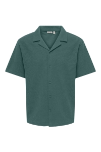 Only and Sons ONSKOSTA RLX SS RESORT SHIRT T mallard green