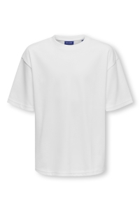 Only and Sons OSJCASPIAN AIRFLEX BOXY SS TEE NOOS white