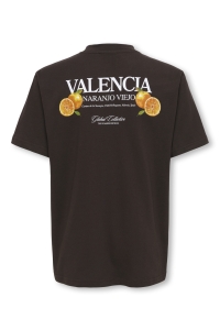 Only and Sons OSJTASTY RLX SS TEE JRS black coffee/valencia