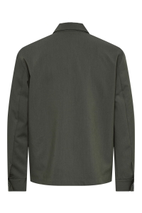 Only and Sons ONSWILL REG 0292 ZIP OVERSHIRT FRML: beluga