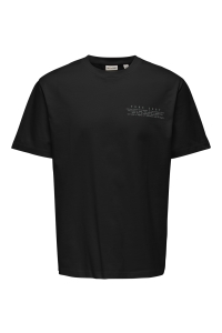 Only and Sons OSJAXEL DORADO LIFE RLX SS TEE black/pure zest