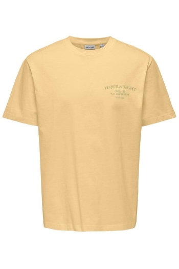 Only and Sons ONSFRED LIFE RLX SS PRINT TEE NOOS