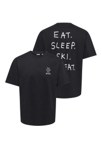 Only and Sons ONSFRED LIFE RLX SS PRINT TEE NOOS black/quote