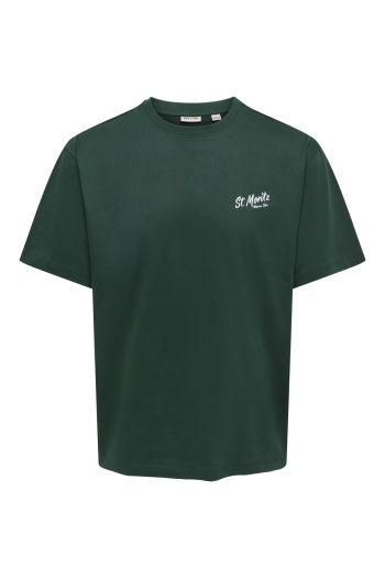Only and Sons ONSFRED LIFE RLX SS PRINT TEE NOOS