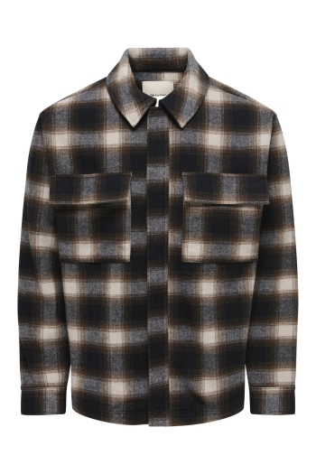 Only and Sons ONSPAULO ZIP OVERSHIRT VD