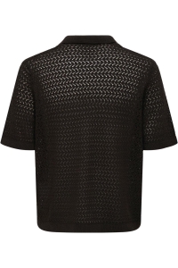 Only and Sons ONSNYLE 5 SS SPLIT POLO KNIT CS coffee bean