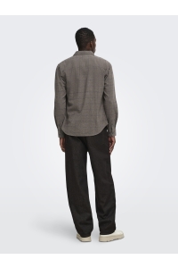 Only and Sons ONSALON LS SLIM SHIRT FRML falcon/navy