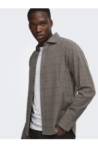 Only and Sons ONSALON LS SLIM SHIRT FRML falcon/navy