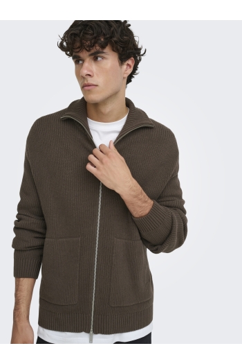 Only and Sons ONSSTAY REG ZIP CARDIGAN KNIT FRML