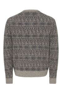 Only and Sons ONSSAGE REG LS WOOL BLEND CREW KNIT: walnut/dgm