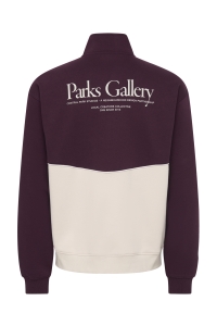Only and Sons ONSCERES RLX HALF ZIP PARKS HIGH NE: moonbeam/port royale