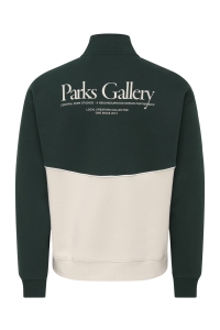 Only and Sons ONSCERES RLX HALF ZIP PARKS HIGH NE: moonbeam/pine grove