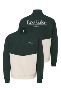 Only and Sons ONSCERES RLX HALF ZIP PARKS HIGH NE: moonbeam/pine grove