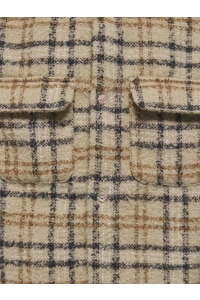 Only and Sons OSJLUIGI LS BOUCLE REG OVERSHIRT twill/check twill/dark navy